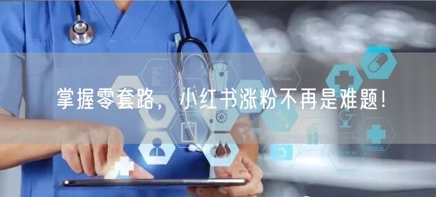 掌握零套路，小红书涨粉不再是难题！