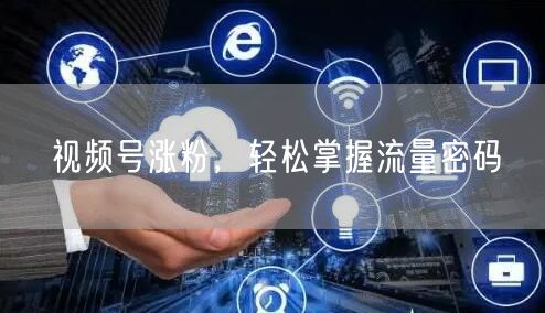 视频号涨粉，轻松掌握流量密码