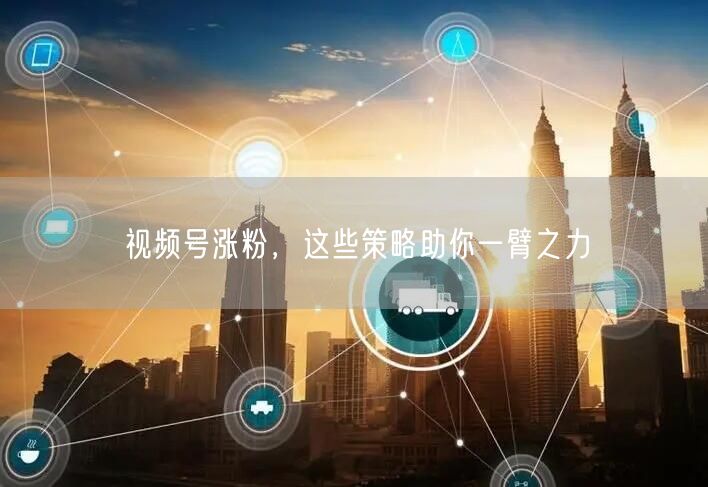 视频号涨粉，这些策略助你一臂之力