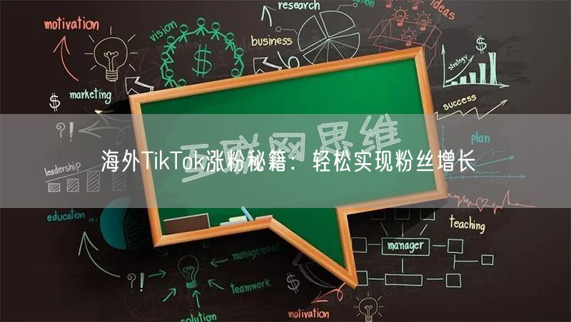 海外TikTok涨粉秘籍：轻松实现粉丝增长